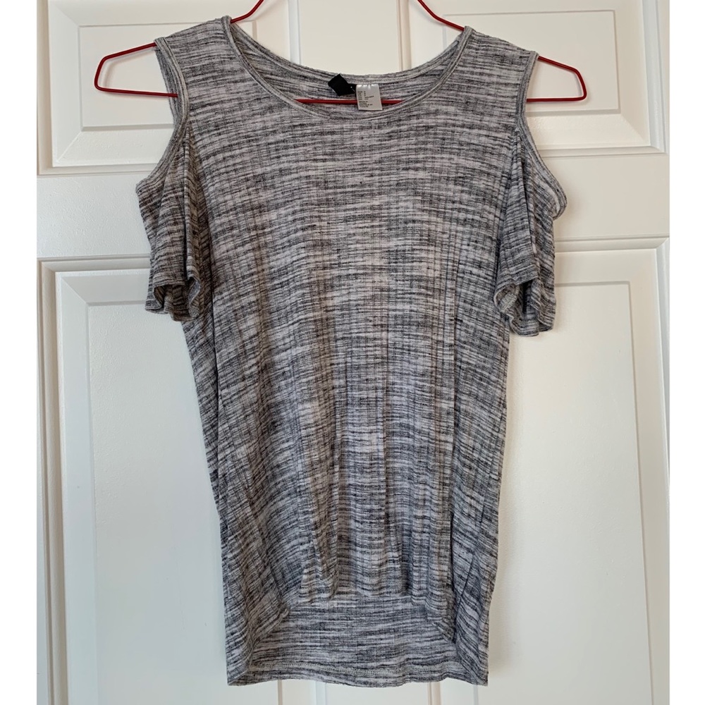 H&M Cold Shoulder Shirt Size Small